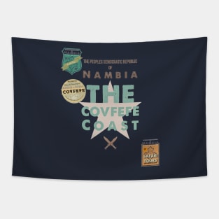 Covfefe Coast Badges - Midnight in Nambia colour Tapestry