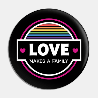 Love Makes a Family - Gay Pin