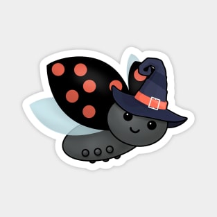 Witchy Ladybug Magnet