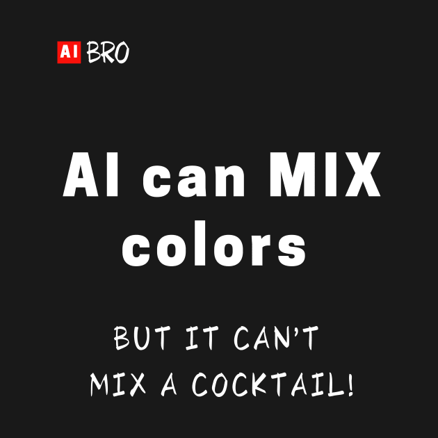 AI can mix colors /black by AI BRO