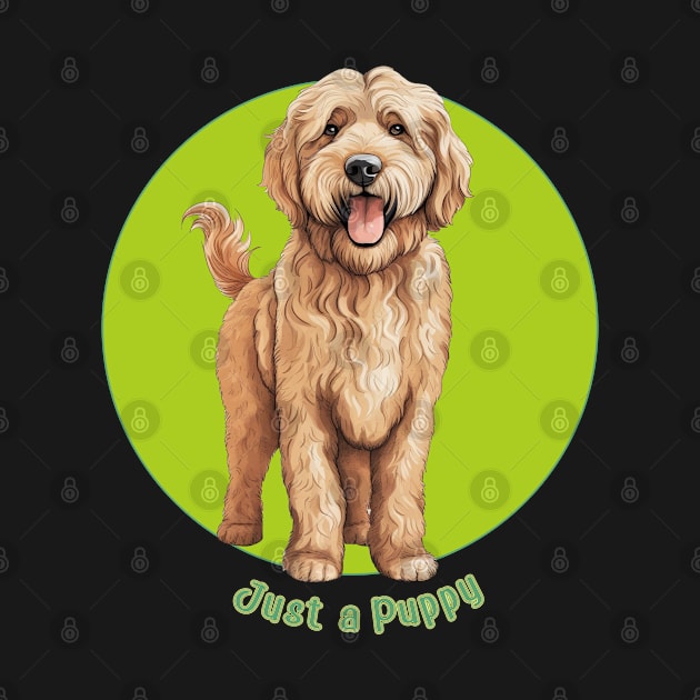 Just a Puppy - Goldendoodle by Peter the T-Shirt Dude