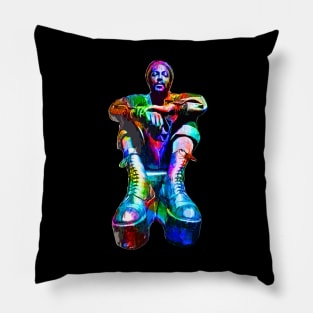 Marvin Gaye Rainbow Pillow