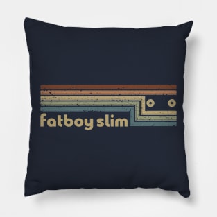 Fatboy Slim Cassette Stripes Pillow