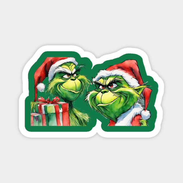 Double Grinch Magnet by Viper Unconvetional Concept