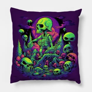 Glowing Remembrance: Radioactive Cemetery Pillow