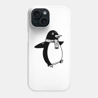 Penguin - Cute Penguin Hand Drawn Phone Case