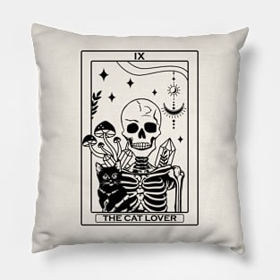 Tarot Card The Cat Lover Pillow