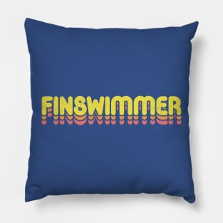 Retro Finswimmer Pillow