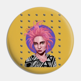 Pink-haired girl Pin