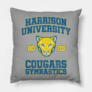 Harrison University Cougars Gymnastics - Old School Pillow