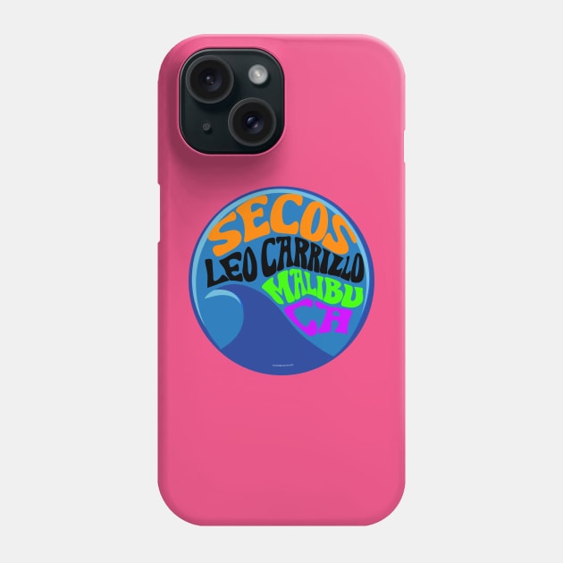 Secos Leo Carrillo: California Surf Breaks Phone Case by Kytchensync