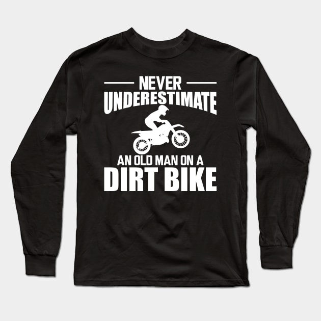 Mens Never Underestimate An Old Man On A Bike Grandpa Ringneck Tumbler