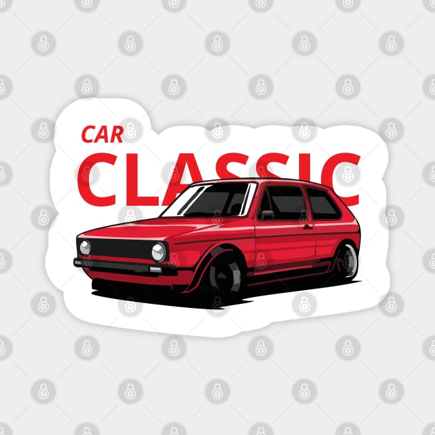 classic car Magnet by artoriaa