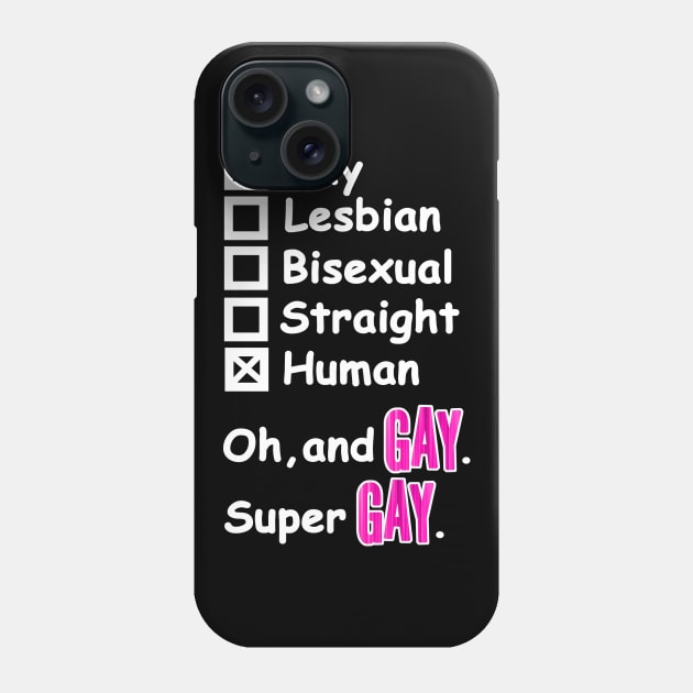 Super Gay Phone Case by topher