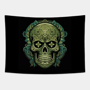 celtic skull Tapestry