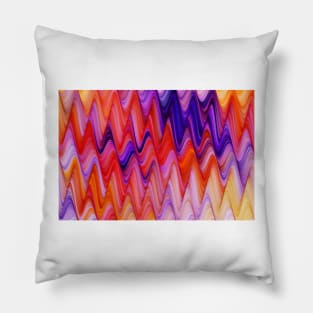 Fractal zigzags Pillow