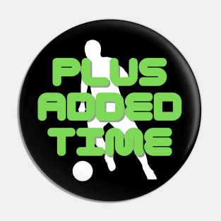 Plus Added Time Logo Pin