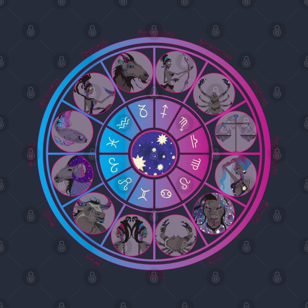 Starlight Zodiac Wheel by The Cuban Witch