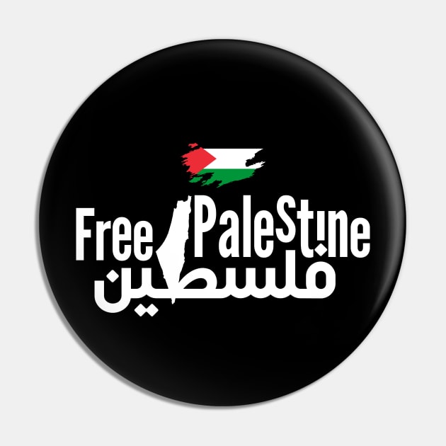 Free Palestine Pin by t4tif