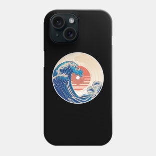 Vintage Vinyl Record Off Kanagawa Phone Case