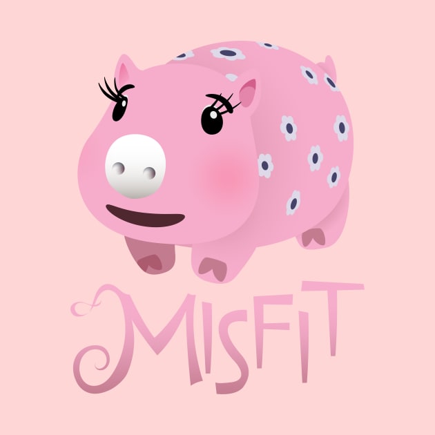 Misfit - Pig Without a Slot by JPenfieldDesigns