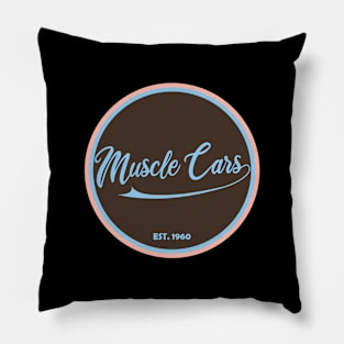 Muscle Cars Pillow