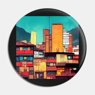 Bogota | Comics Style Pin