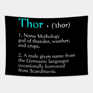 Thor God of Thunder Tapestry