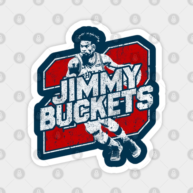 Jimmy Buckets Magnet by huckblade