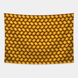 Gold metallic grille Tapestry