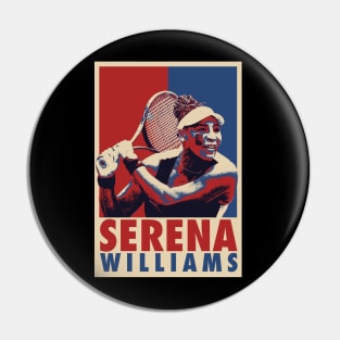 Serena Williams Pop Art Style Pin