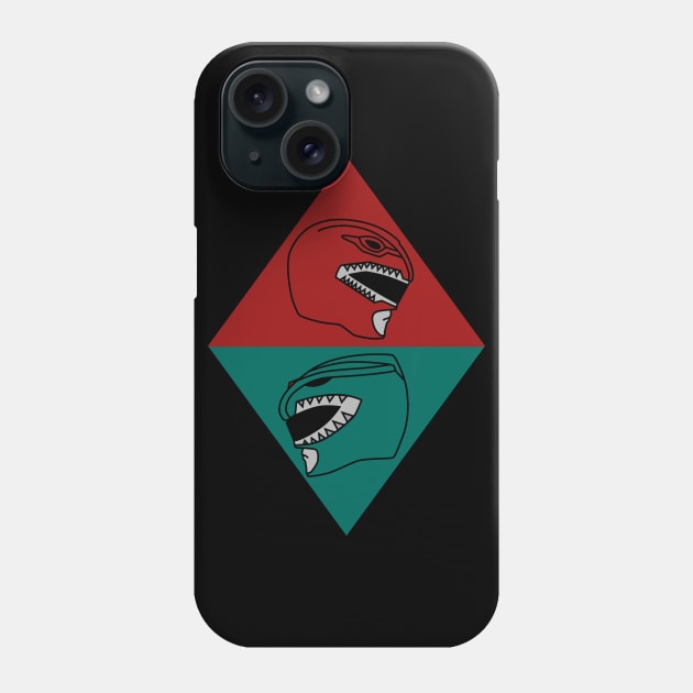 Tyranno vs Dragon Phone Case by mapreduce