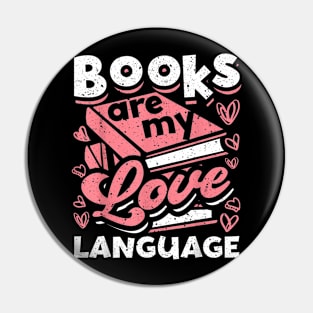 Book Books Are My Love Language Pin