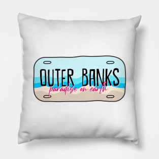 outer banks paradise on earth Pillow