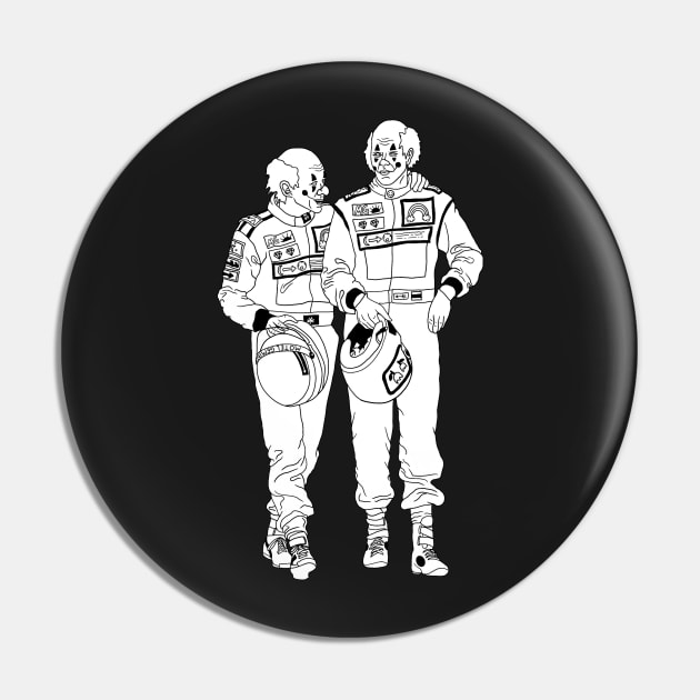 MG Racing Pin by motelgemini