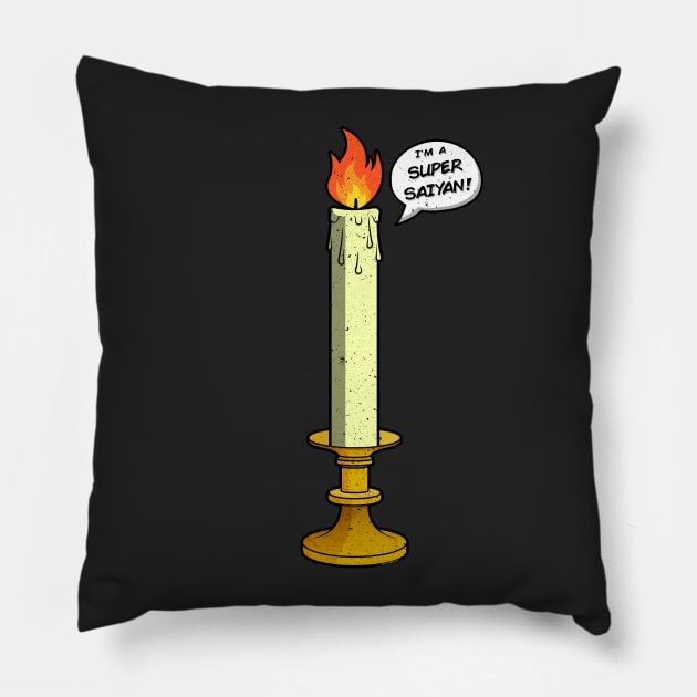 Candle Saiyan Pillow by Roufxis