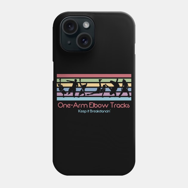Best 80s Breakdancing - One-Arm Elbow Tracks Phone Case by Contentarama