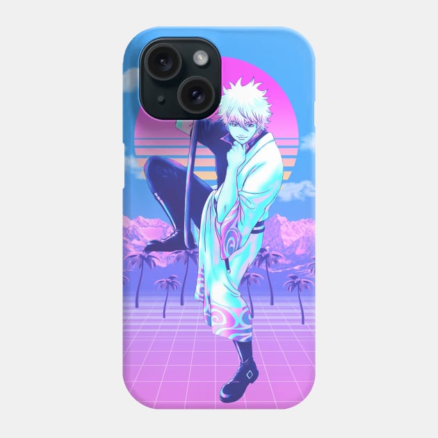 Gintama vaporwave Phone Case by San Creative