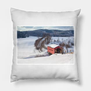 Covered Bridge Pillow