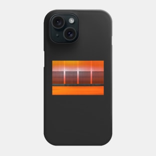 modern architecture in burnt orange Phone Case