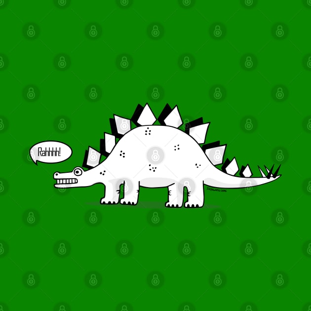 Cartoon Stegosaurus by Siegeworks