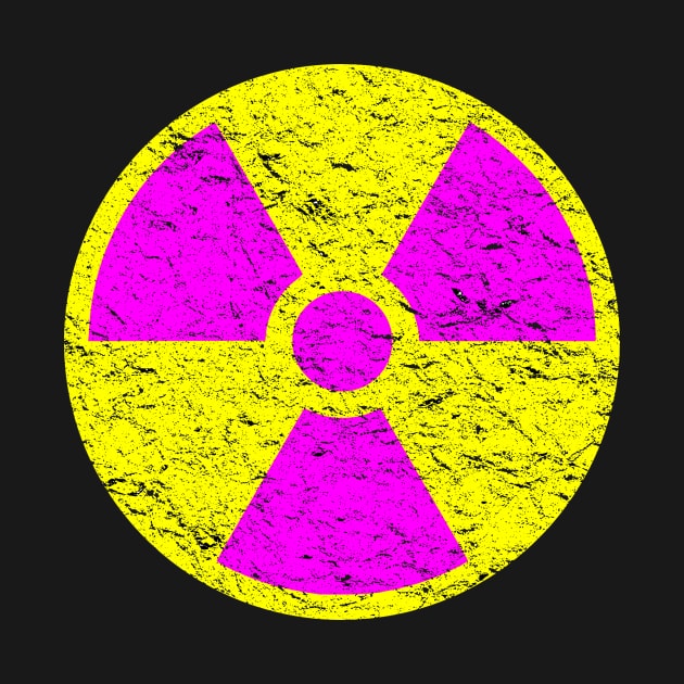 Magenta Trefoil - Radiation Hazard Symbol by jpmariano