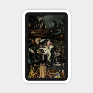 Hell, The Garden of Earthly Delights - Hieronymus Bosch Magnet