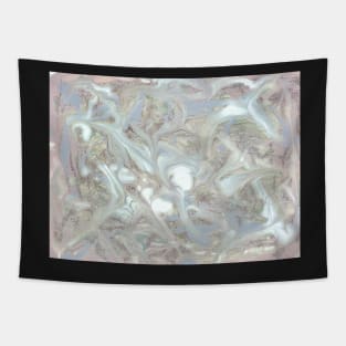 LILAC GREY GOLD GLITTER MARBLE ABSTRACT DESIGN Tapestry