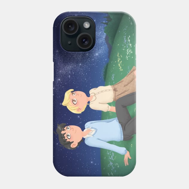 Under the stars - Young Royai Phone Case by SilveryDreams