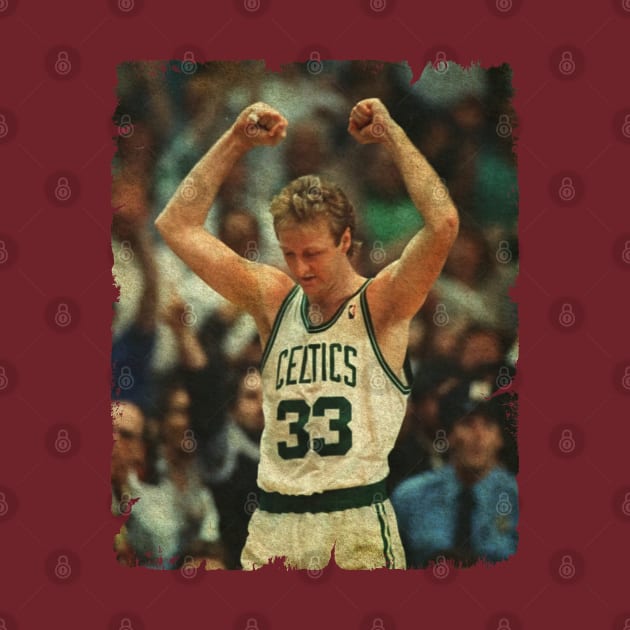 Larry Bird in Celtics by MJ23STORE