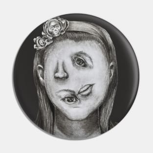Twisted Self-Portrait Pin