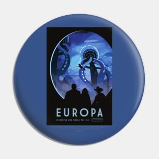 Europa Retro Poster Pin