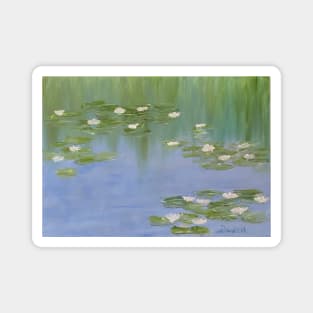 Water Lilly Garden Magnet