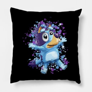 bluey cute Pillow